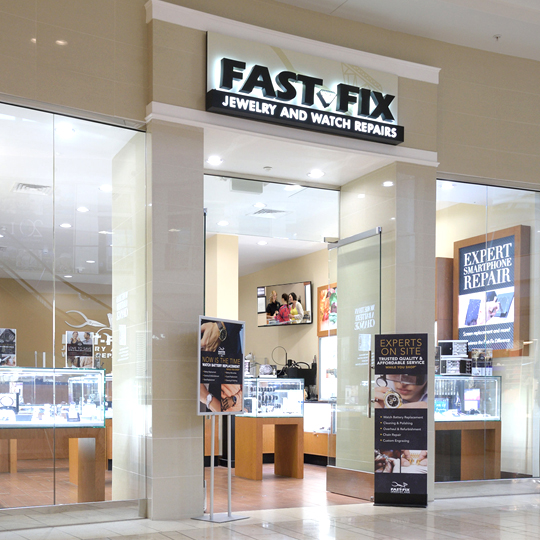 Store front of a Fast Fix franchise