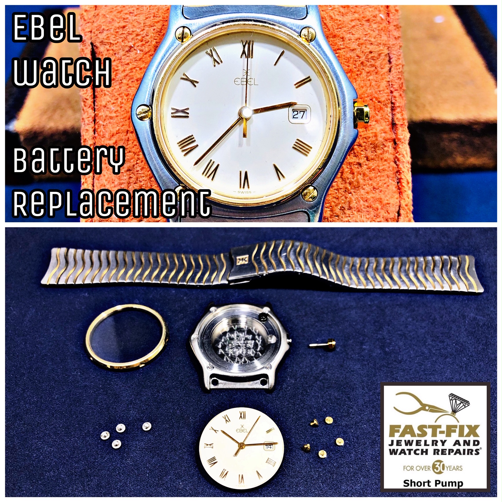 Ebel watch battery replacement