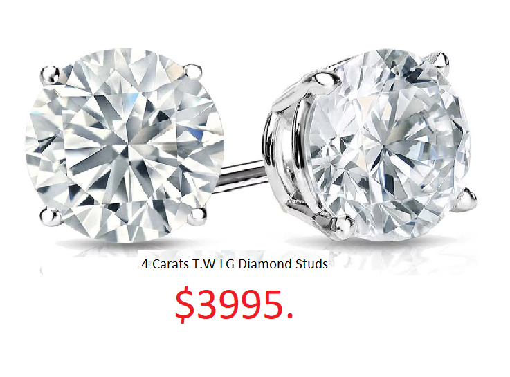 Availble in 14k white or yellow gold 